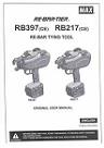 Click here to view the manual of the RB397 and RB217 automatic rebar tying machines